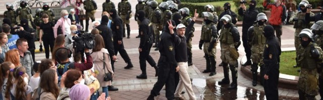 Valgevene võimud pidasid Lukašenka-vastasel protestiüritusel kinni üle 200 inimese