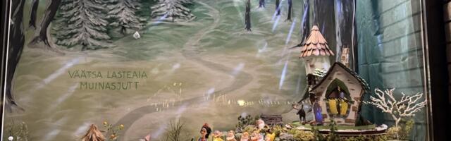 Väätsat kaunistavad taas säravad jõuluvaateaknad