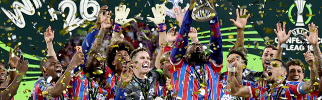 Crystal Palace lisas auhinnakappi Konverentsiliiga karika