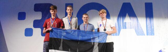 Maailma esimeselt kooliõpilaste tehisaru olümpiaadilt tõi Eesti tiim koju hõbemedali
