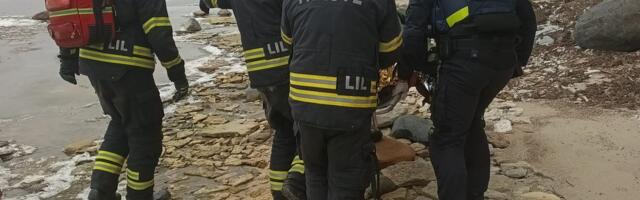 FOTOD | Tabasalu pangalt kukkus inimene alla, ta toimetati haiglasse