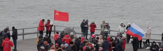 Venemaa heiskas lipud Norrale kuuluval saarel