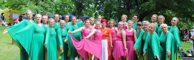 Aruküla kolm võimlemisrühma osalesid tantsupeol