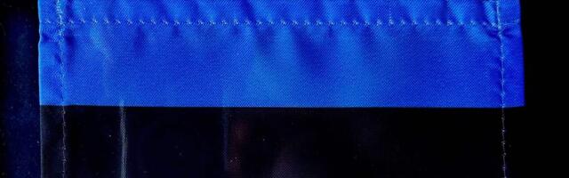 Estonian flag orbits Earth in space