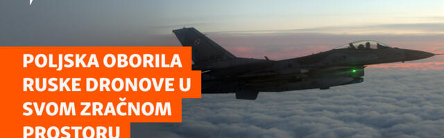 Poljska oborila ruske dronove u svom zračnom prostoru