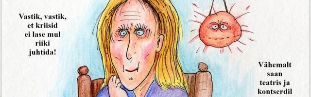 KARIKATUUR ⟩ Vastikud kriisid segavad mõisapreili riigijuhtimist