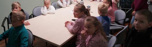 Valga Vallavalitsust külastas Valga Põhikooli 1.C klass