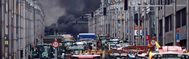 Brüsseli talupoegade meeleavaldus pööras vägivaldseks