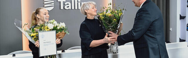 Tallinna linn premeeris EM-tiitlit kaitsnud Petrõkinat ja tema treenerit