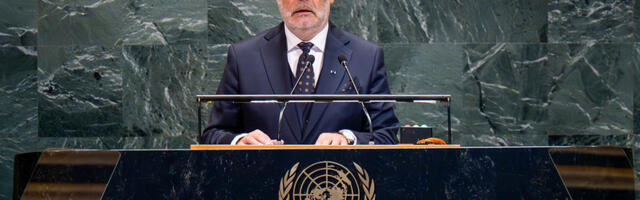 President Karis ÜRO-s maailma liidritele: jõhkrus võidutseb, ja me ei saa enam samamoodi jätkata (lisatud video)