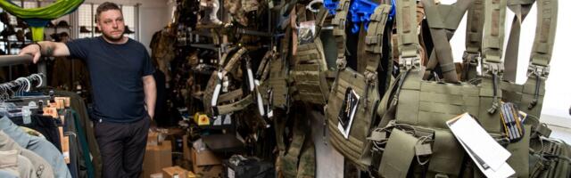 Eesti poeriiulid osteti kuulivestidest ja kiivritest tühjaks