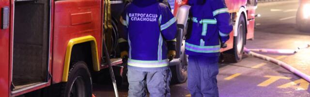 PLANUO POŽAR U VRTIĆU NA BANOVOM BRDU vatrogasci na terenu