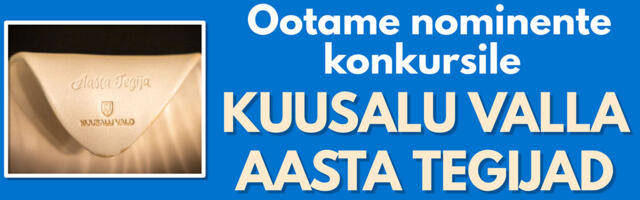 Kuu­sa­lu val­la aas­ta te­gi­ja­te kon­kurss