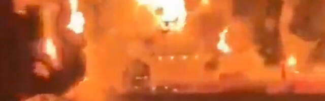 VIDEO: Iraan tabas USA tankerit, mis süttis põlema