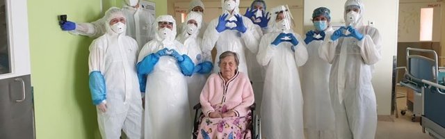 Võimas! Kuressaare haigla legendaarne ja pikaaegne kokk seljatas 100-aastaselt koroonapuhangu!