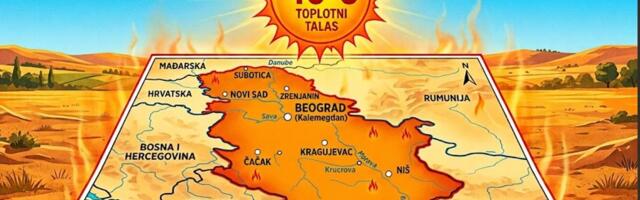 Danas vrelo: Temperatura do 40 stepeni