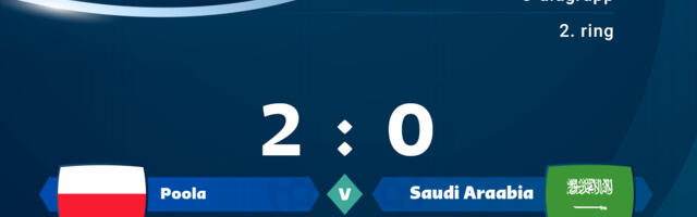 Poola sai MM-il esimesed punktid 2 : 0 võiduga Saudi Araabia üle