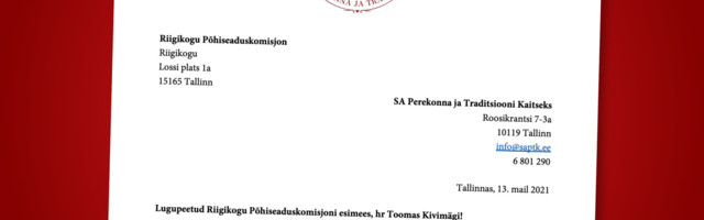 SAPTK riigikogule: erakondade rahastamise järelevalve komisjoni volituste laiendamine on põhjendamatu