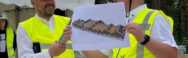 GALERII: AS Infortar pani nurgakivi Kivimäe tervisekeskusele