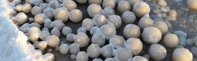 FOTOD | Ebatavaline nähtus: jääpallid vallutasid Mändjala ranna