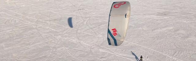 "AK.Nädal" proovis Harku järvel lumesurfi