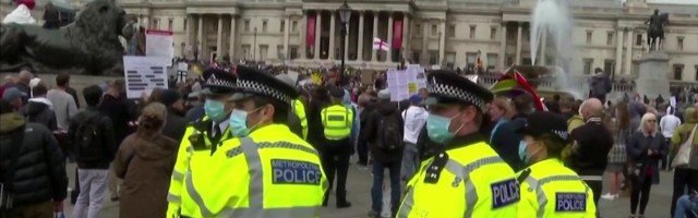 Reporter: Londonis marsiti koroonapiirangute vastu