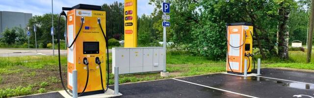 Läti riigifirma püsitab Eestisse veel 200 elektriautode laadijat