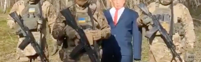 VIDEO: Ukraina sõdurid põletasid Trumpi kuju NB! nõrganärvilistele mittesoovitav vaatamine