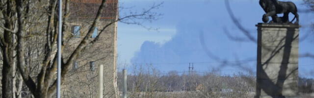 Ust-Luga sadama põlengut näeb ka Narvast