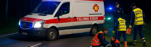 Raudoja külas Jägala-Käravete teel sõitis mootorrattur põdrale otsa