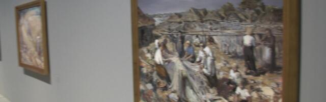 Reporter: Eesti vabariigi sünnipäeva auks ja rahva rõõmuks on Eesti Rahva Muuseumis avatud näitus "Värvide ilu"