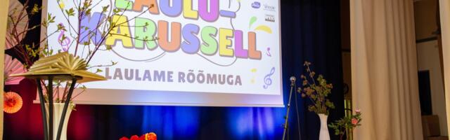 Võrumaa laululapsed panid Puigal Laulukarusselli veerema
