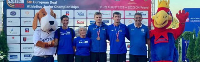 Eesti koondis võitis kurtide kergejõustiku EM-il neli medalit