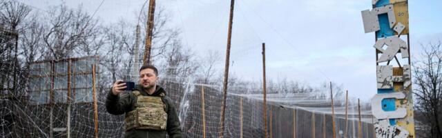 Ukraina sõduris heiskasid Kupjanskis riigilipu