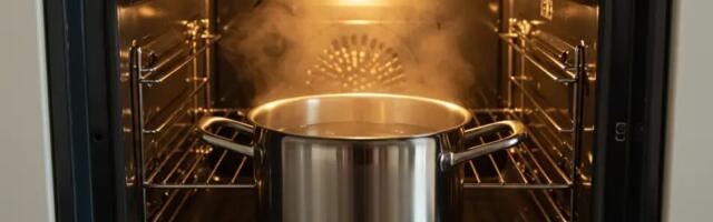 Pane pott ahju ja vaata, mis juhtub: mustus kaob peaaegu iseenesest