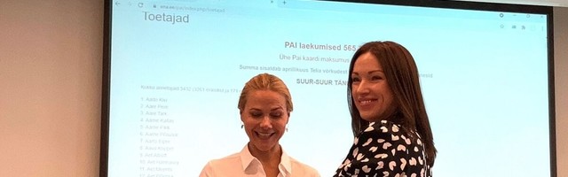 Kampaania kaudu annetati õdede toetuseks 565 205 tuhat eurot