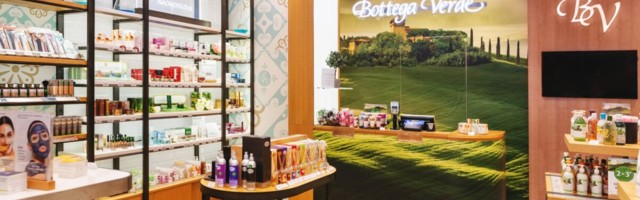 Itaalia tuntud looduskosmeetika brändi Bottega Verde esinduskauplus suleb uksed