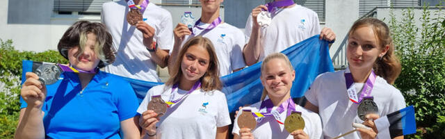 Kaheksa medalit võitnud Team Estonia noortekoondis edestas olümpiafestivalil tugevaid spordiriike