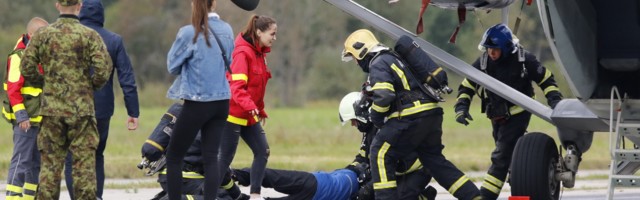Galerii: õhuvägi korraldas Kiltsis lennuõnnetuse õppuse