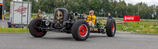 Eestis ehitatud hot rod: vähem asju tähendab ju kergemat ja seega kiiremat autot!
