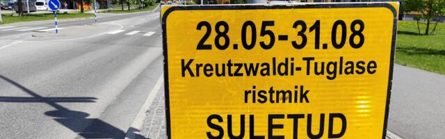 F. R. Kreutzwaldi ja F. Tuglase ristmiku ümberehitus toob liikluskorralduses muutusi