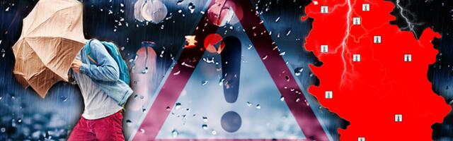 SPREMITE SE, STIŽE NEVREME! Pljuskovi i sneg zahvataju Srbiju - evo gde će biti najkritičnije!