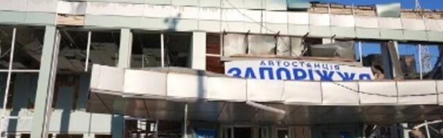 Venemaa pommitas Zaporižžjas bussijaama ja kliinikut. Viga sai 19 inimest