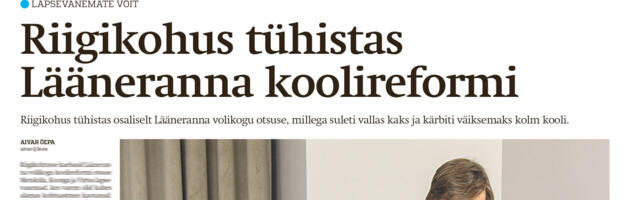 Lääne Elu laupäeval, 29. novembril