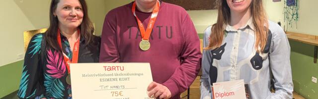 Tänavune Tartu parim üksikmälumängur on Tiit Naarits