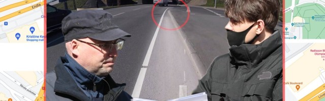 VIDEO | Tallinna omapära: rattatee lõpeb keset ristmikku. Vaata, kuidas peaksid käituma!