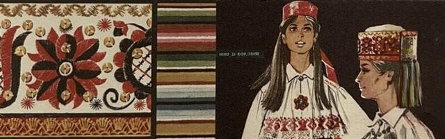 Väike trükiviga Nõukogude Naines suutis muuta rahvariiete triibumustrit