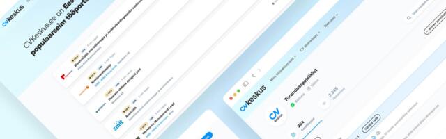 CVKeskus.ee on külastatuim tööportaal Eestis, kus leidub suurim valik tööpakkumisi