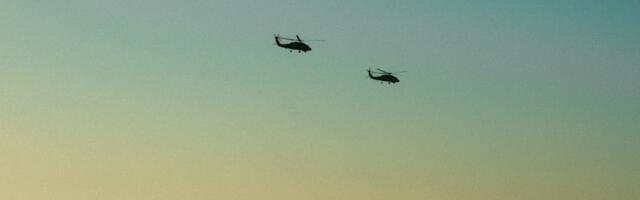 Homme maandub Viljandi järve äärde Chinook helikopter