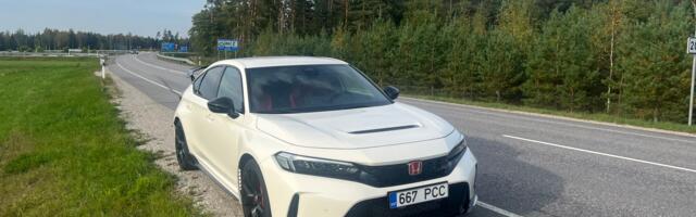 Pilk peale, käsi külge: vastuvoolu ujuv Honda Civic Type R